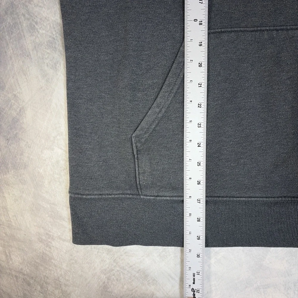 The North Face Hoodie Mens XXL Gray Pullover Logo Fleece Sweatshirt